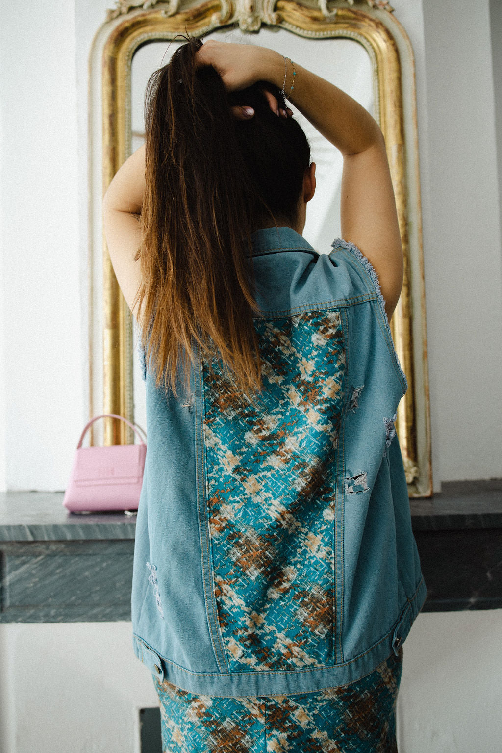 Veste upcyclée Jean'in