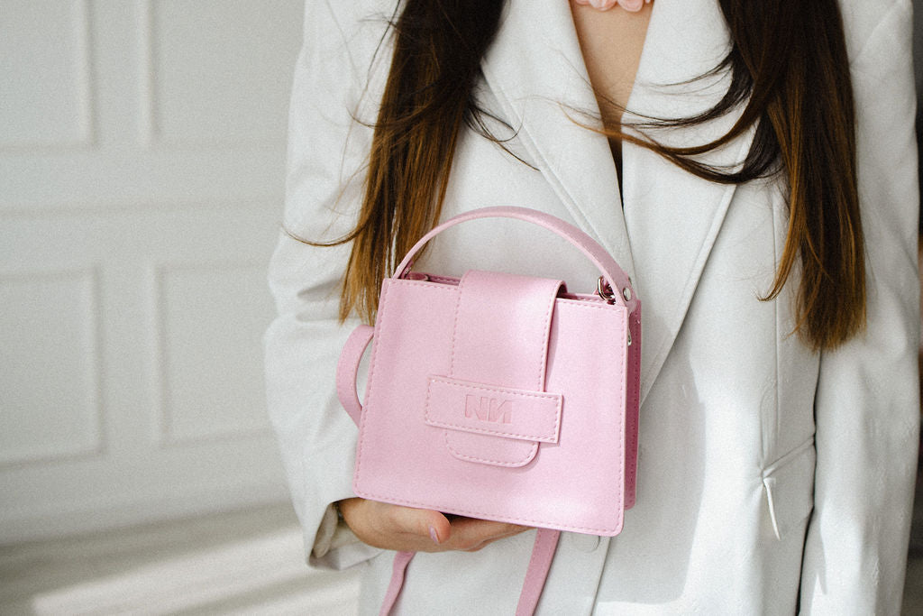 Sac outlet rose cuir